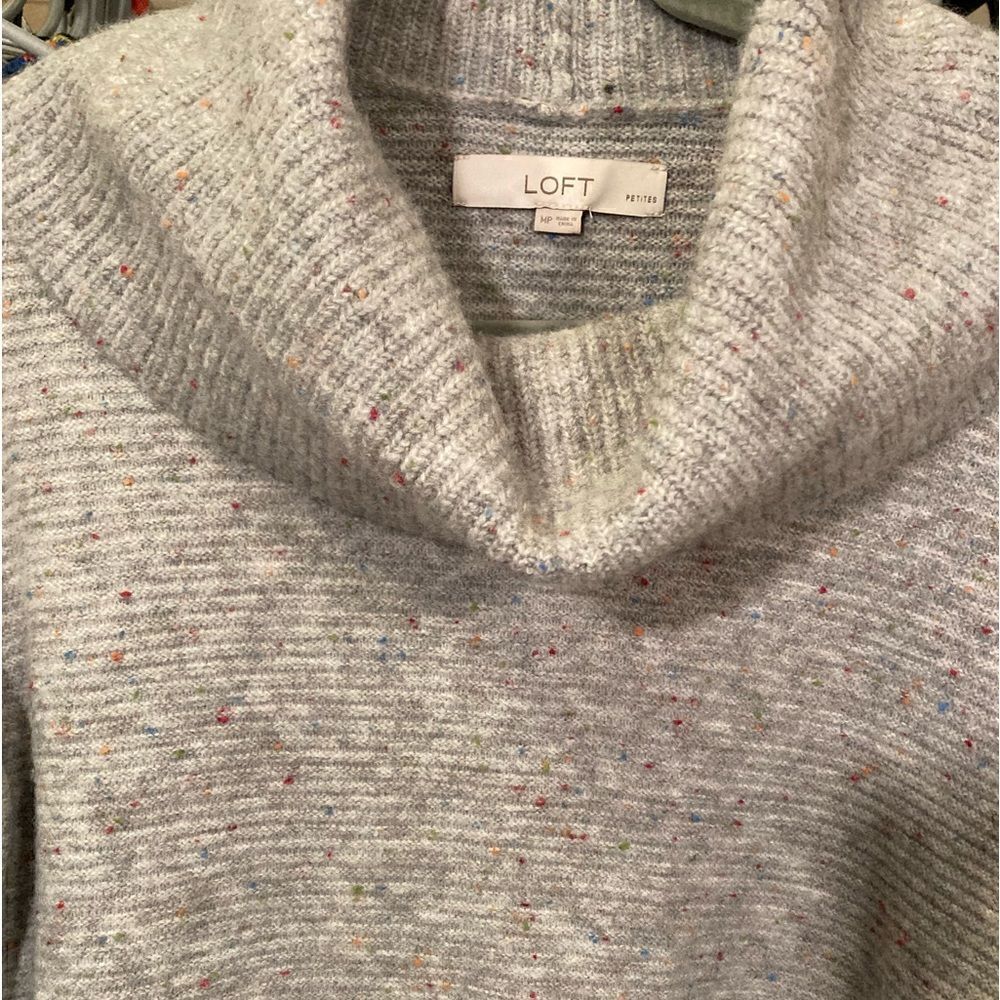 Loft Grey Confetti Sweater  - Picture 3 of 9